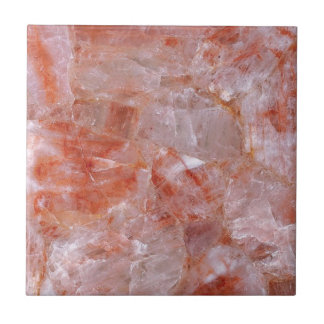 Azulejo De Cerâmica Rosa Rosa Rosa Quartz Gemstone Impressão