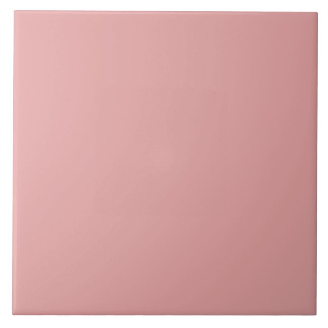 Azulejo de cerâmica rosa sólido moderno (Frente)
