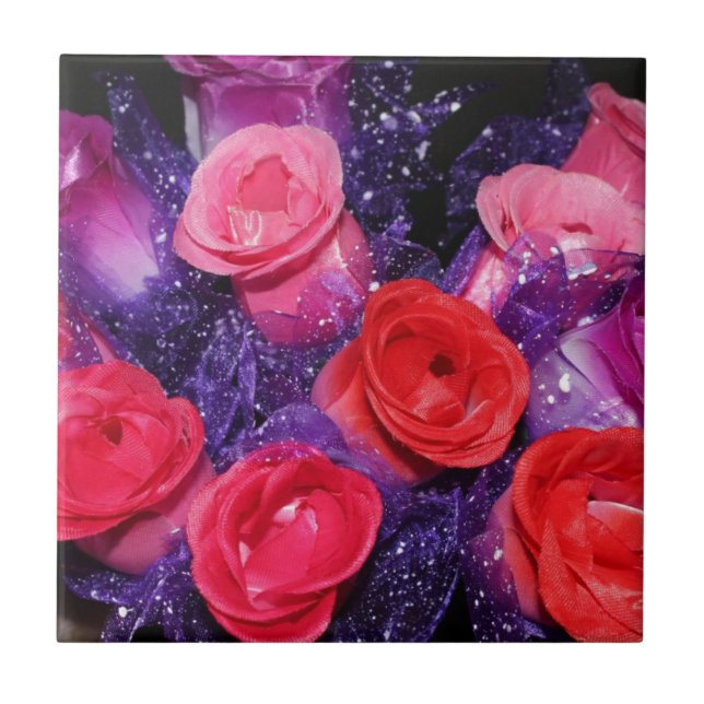 Azulejo De Cerâmica Rosas (Frente)