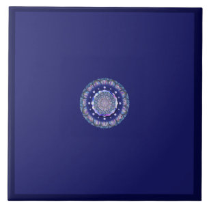 Azulejo De Cerâmica rosca azul