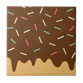 Azulejo De Cerâmica Rosquinha do chocolate