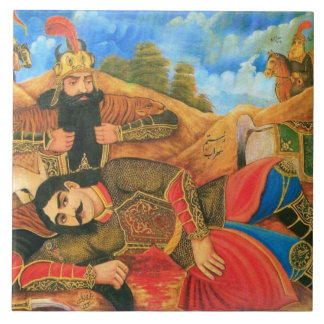 Azulejo De Cerâmica Rostam & Sohrab