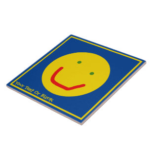 Azulejo De Cerâmica Rosto Feliz do Sol Sorridente