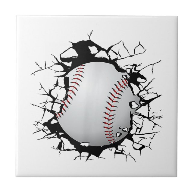 Azulejo De Cerâmica Roupa de beisebol - Baseball (Frente)