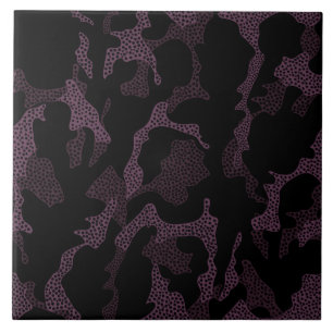 Azulejo De Cerâmica Roxo Escuro Visado
