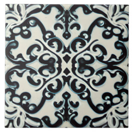 Azulejo De Cerâmica Roxo Preto e Teto no Estilo Branco da Tuscana