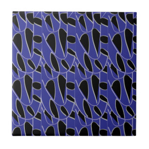 Azulejo De Cerâmica Roxo Preto Moderno Abstrato