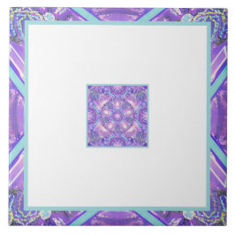 Azulejo De Cerâmica Roxo W1