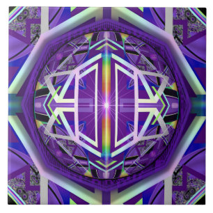 Azulejo De Cerâmica Roxo W3