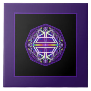 Azulejo De Cerâmica Roxo W3