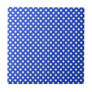 Azulejo De Cerâmica Royal Blue Combination Bolinhas por STaylor