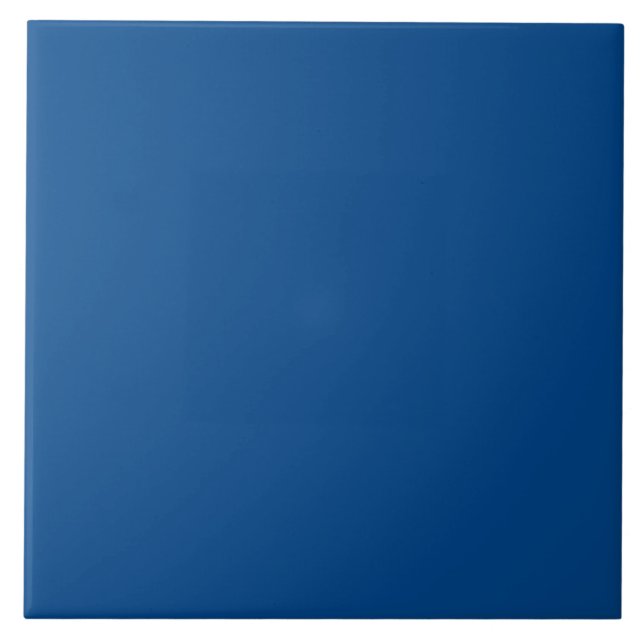 Azulejo De Cerâmica Royal Blue, Ocean Depth | #00458A (Frente)