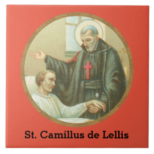 Azulejo De Cerâmica Rua. Camillus Forjando um Inválido (M 021)