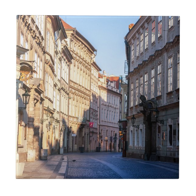 Azulejo De Cerâmica Rua Celetna, Cidade Antiga de Praga (Frente)