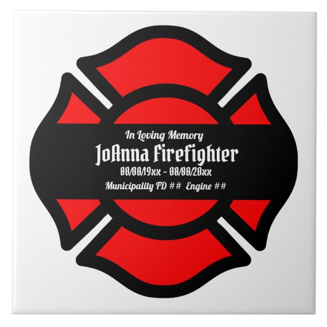 Azulejo De Cerâmica Rua. Cruz Floriana (Estilo 3) (Frente)