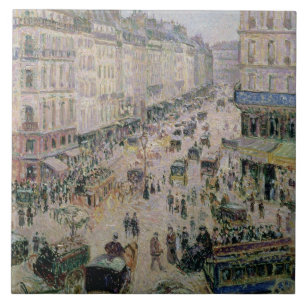 Azulejo De Cerâmica Rua de l'Epicerie, Rouen, em uma tarde ensolarada,