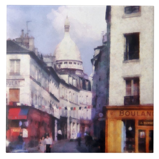 Azulejo De Cerâmica Rua de Paris (Frente)