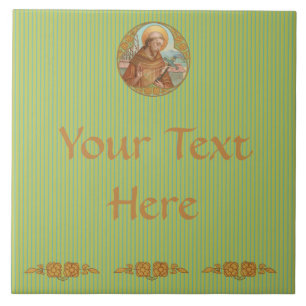 Azulejo De Cerâmica Rua. Francis of Assisi (BK 002)