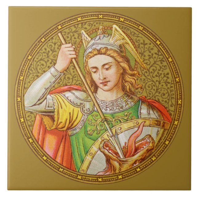 Azulejo De Cerâmica Rua. George (SNV 13) (Frente)