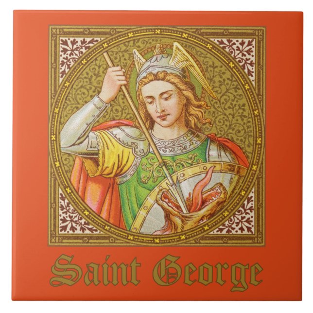Azulejo De Cerâmica Rua. George (SNV 13) (Frente)