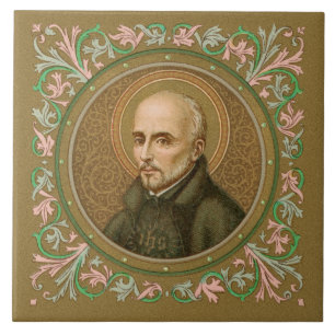 Azulejo De Cerâmica Rua. Ignatius Loyola (BK 050; Estilo 3)