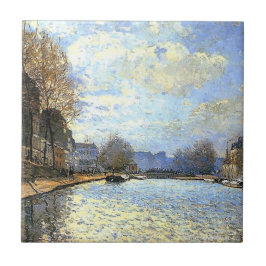 Azulejo De Cerâmica Rua Martin Canal Alfred Sisley