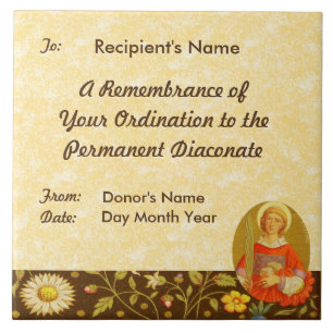 Azulejo De Cerâmica Rua: Stephen the ProtoMartyr (PM 08)