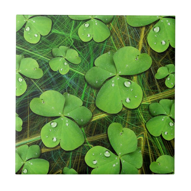 Azulejo De Cerâmica Rua Verde Shamrock iPhone 5 Case-Mate de Patrick (Frente)