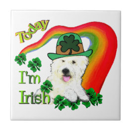 Azulejo De Cerâmica Ruas de Terrier White Terrier, West Highland