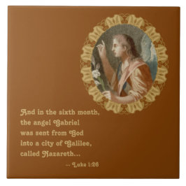 Azulejo De Cerâmica Ruas. Gabriel o Arcanjo (M 011)