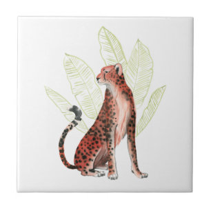 Azulejo De Cerâmica Ruby Runner Leopardo