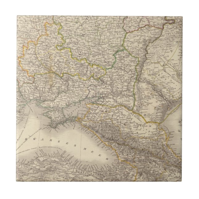 Azulejo De Cerâmica Rússia e Europa 3 (Frente)