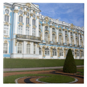 Azulejo De Cerâmica Rússia, São Petersburgo, Pushkin, Catarina