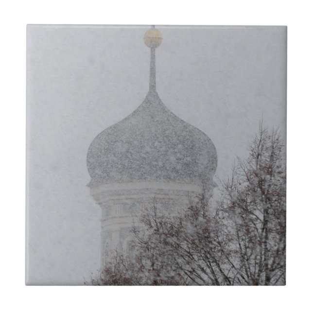 Azulejo De Cerâmica Russo Blizzard (Frente)
