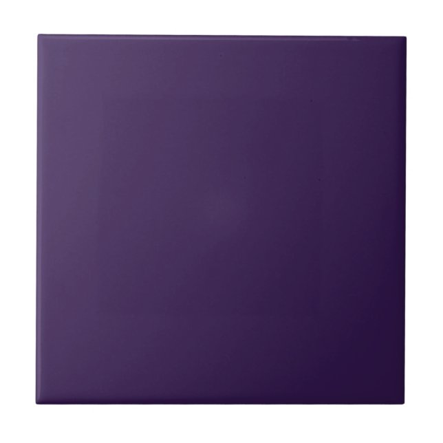 Azulejo De Cerâmica Russo Negro, roxo profundo (Frente)