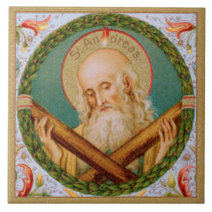 Azulejo De Cerâmica S. André, o Apóstolo (JMAS 02)