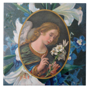 Azulejo De Cerâmica S. Gabriel o Arcanjo (M 035)