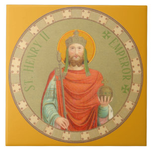 Azulejo De Cerâmica S. Henrique II, Imperador (BBS 10; Estilo 1)