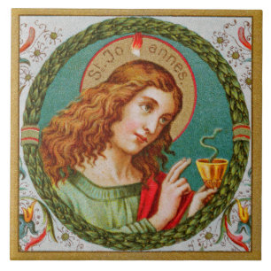 Azulejo De Cerâmica S. João Evangelista (JMAS 06)