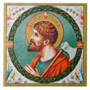 Azulejo De Cerâmica S. Matias o Apóstolo (JMAS 09)