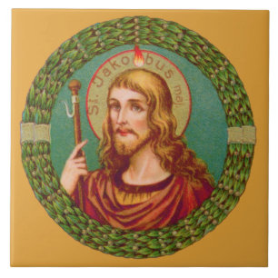Azulejo De Cerâmica S. Tiago o Maior (JMAS 04)