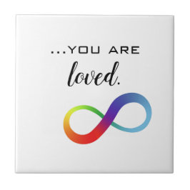 Azulejo De Cerâmica Saco de mão Infinity Orgulho LGBTQ+