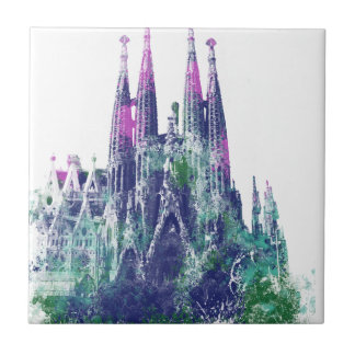 Azulejo De Cerâmica Sagrada Familia Barcelona