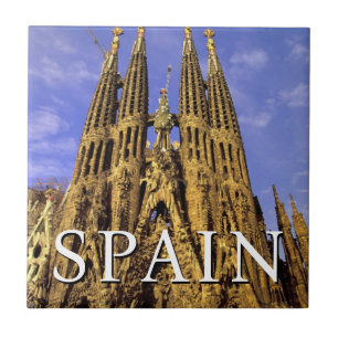 Azulejo De Cerâmica Sagrada Família Barcelona, Espanha