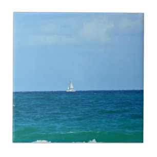 Azulejo De Cerâmica Sailboat, Fort Lauderdale, Florida