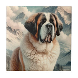 Azulejo De Cerâmica Saint Bernard