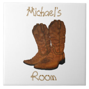 Azulejo De Cerâmica Sala de Botas de Cowboy