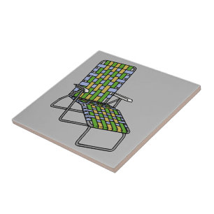Azulejo De Cerâmica Sala de estar do Chaise da cadeira de gramado