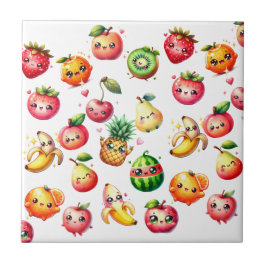 Azulejo De Cerâmica Salada de Frutas