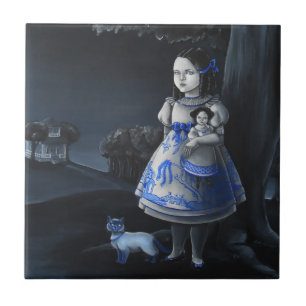 Azulejo De Cerâmica Salgueiro azul